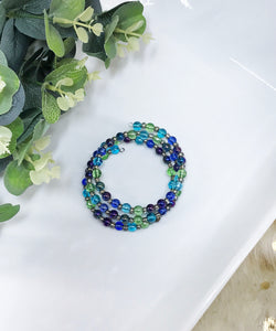 Glass Bead Wrap Bracelet - B1978