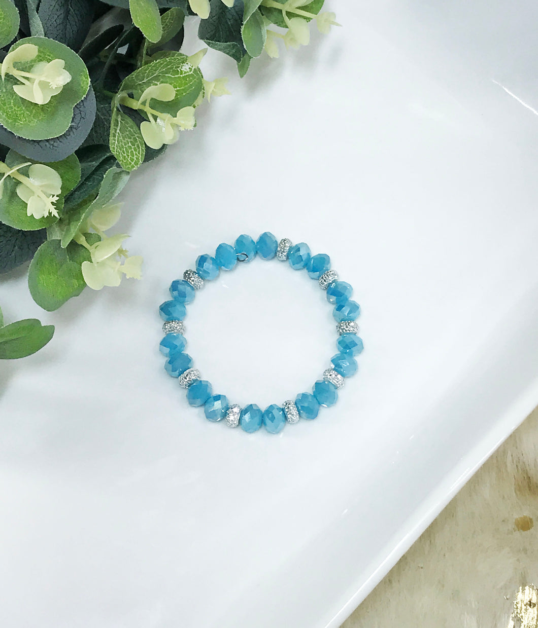 Glass Bead Wrap Bracelet - B1987