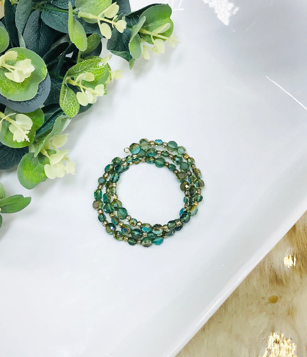 Glass Bead Wrap Bracelet - B1991