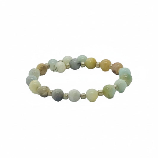 Amazonite Gemstone Wrap Bracelet