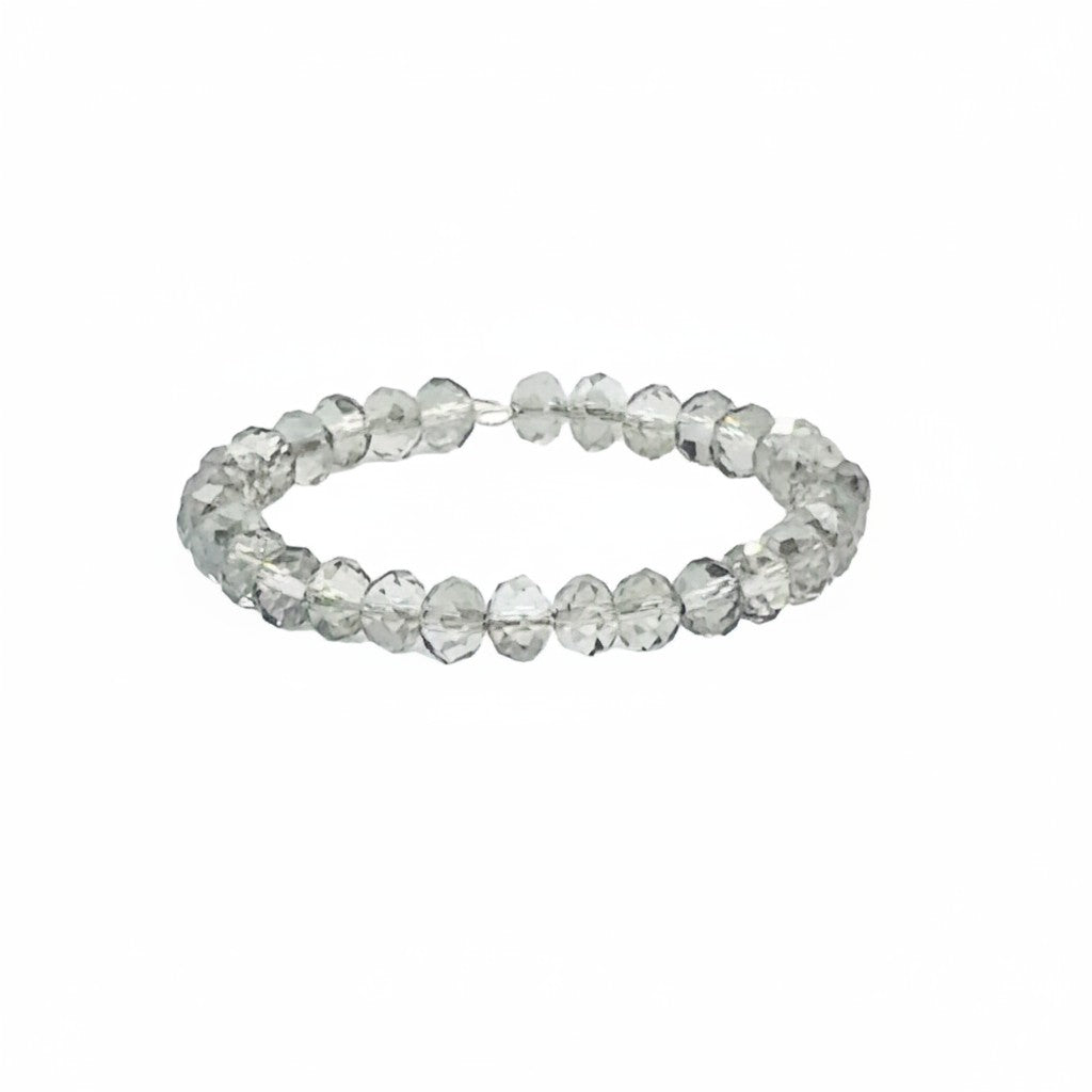 Clear Glass Wrap Bracelet