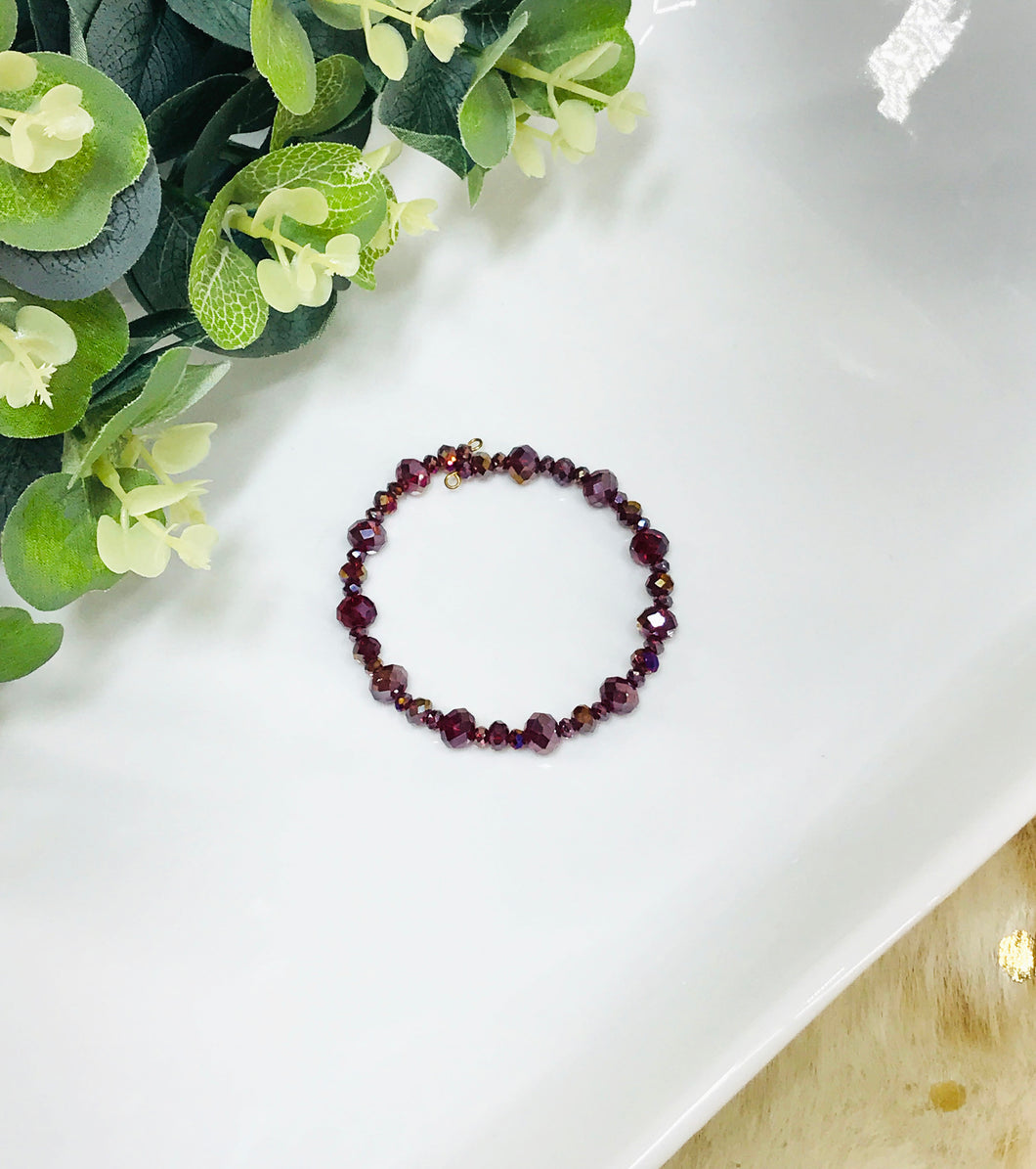 Glass Bead Wrap Bracelet - B2015