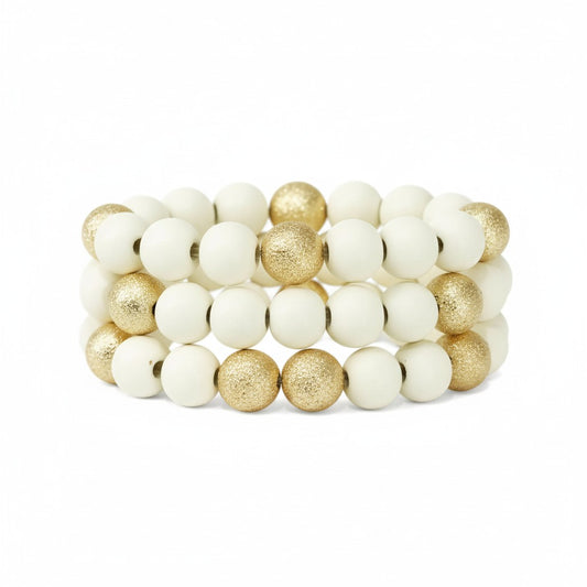 Ivory Isabelle Stack Bracelet Set