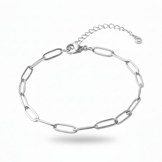 Silver Everyday Paperclip Chain Bracelet