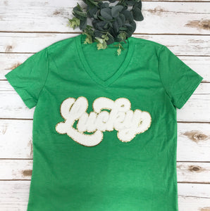 Green "Lucky" T-Shirts - C171
