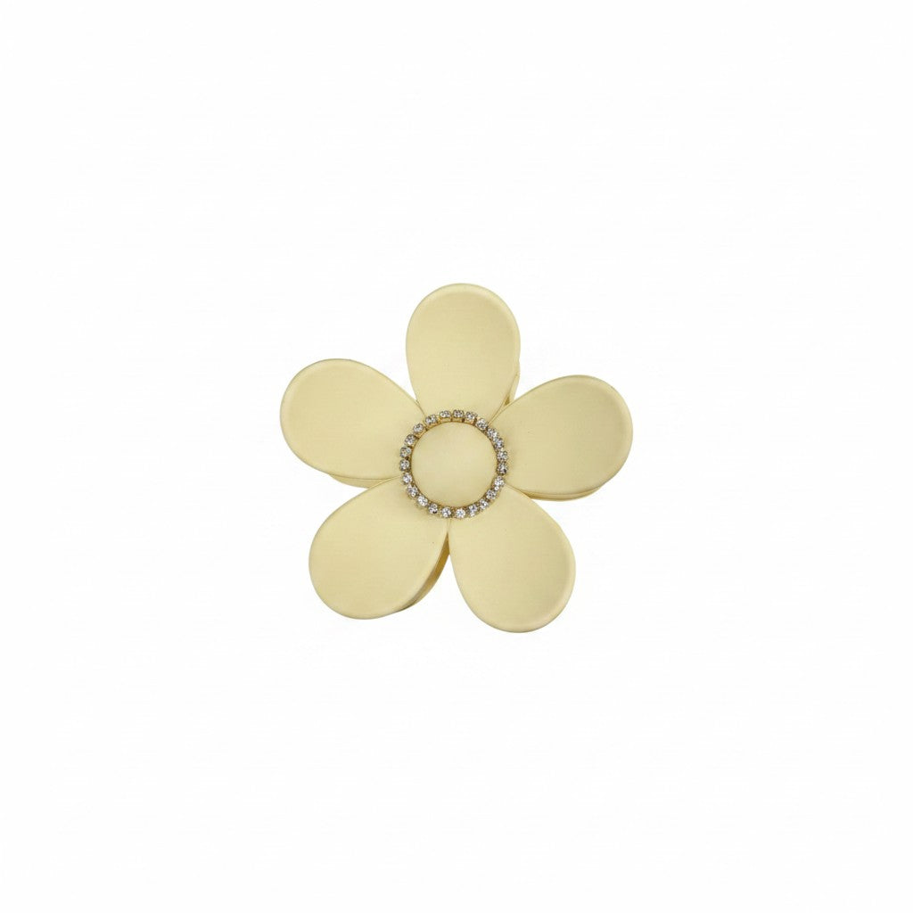 Rhinestone Flower Hair Clips