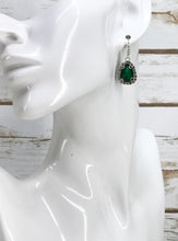 Load image into Gallery viewer, Pave &amp; Rhinestone Pendant Earrings - E19-4482