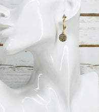Load image into Gallery viewer, Twisted Hoop &amp; Pave Pendant Stud Earrings - E19-4541