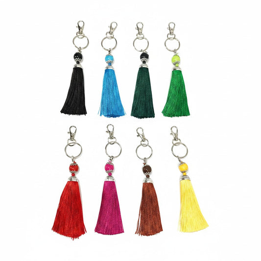Silk Tassel Keychains