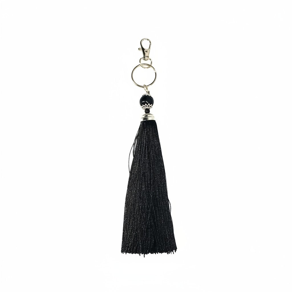 Large Silk Tassel Keychains