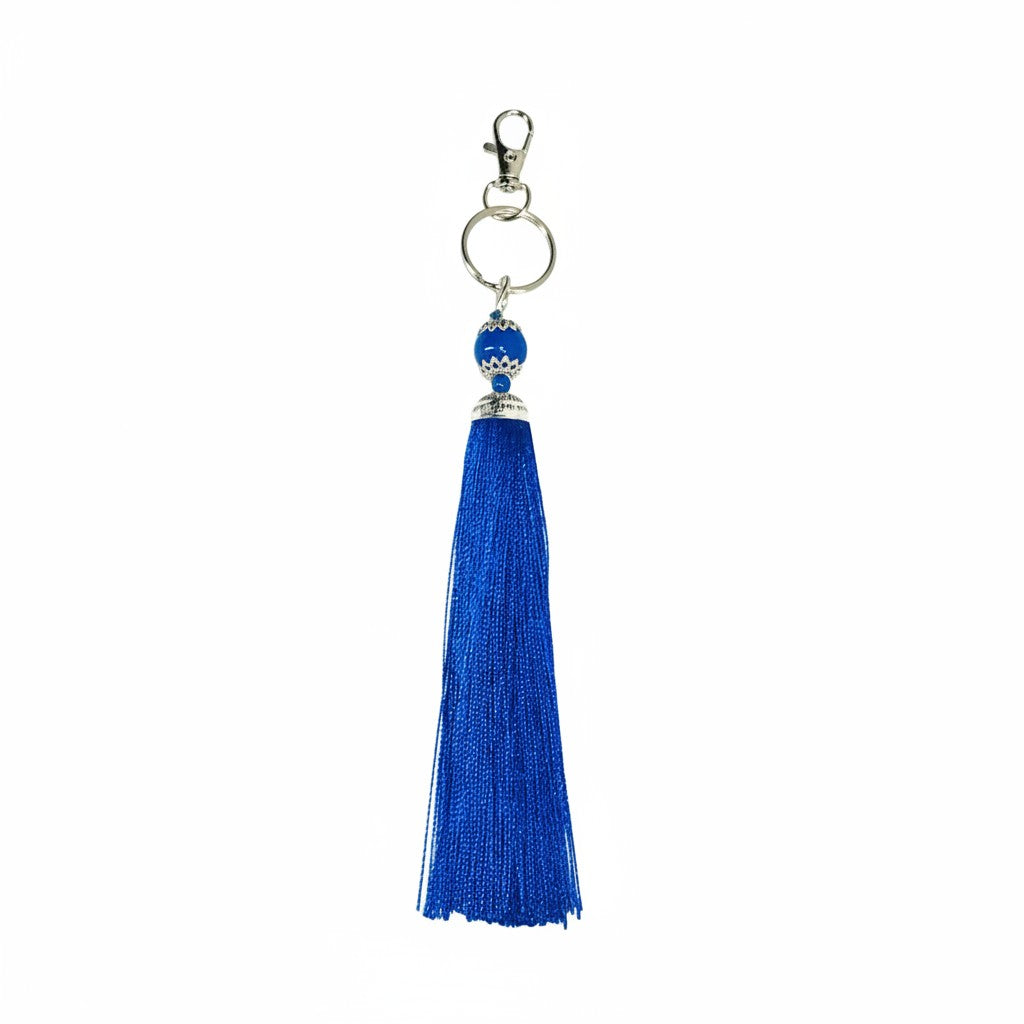 Large Silk Tassel Keychains