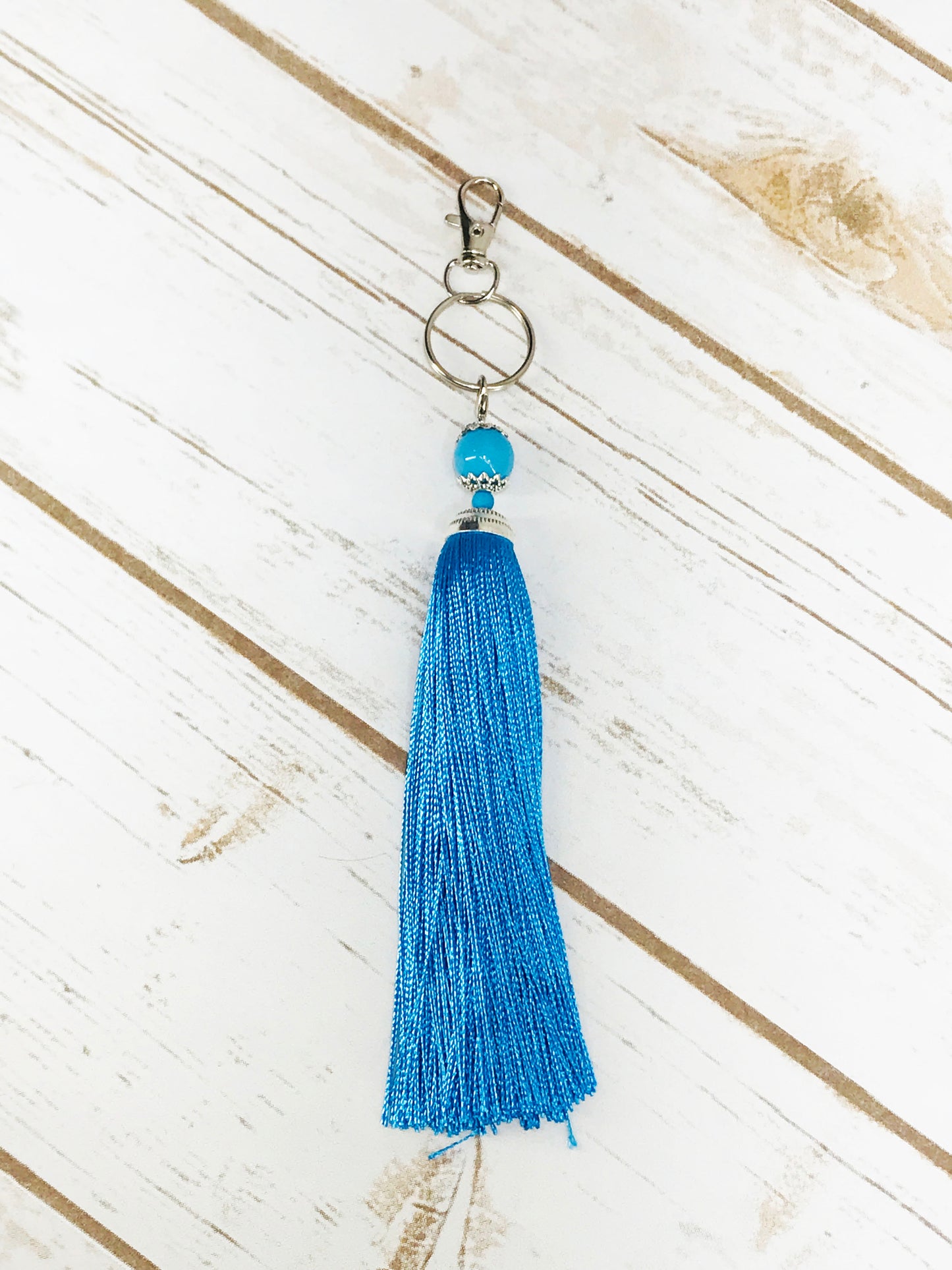 Large Silk Tassel Keychains