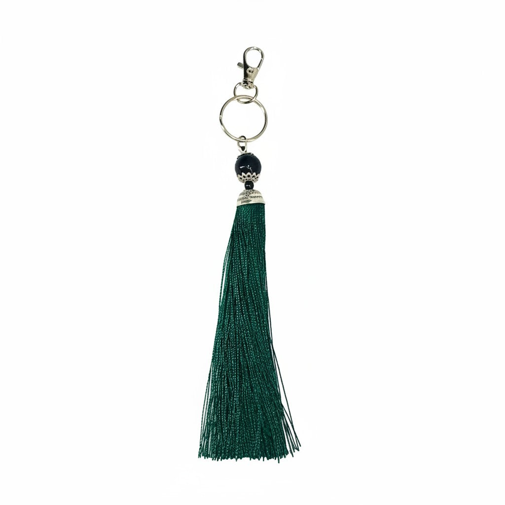 Large Silk Tassel Keychains