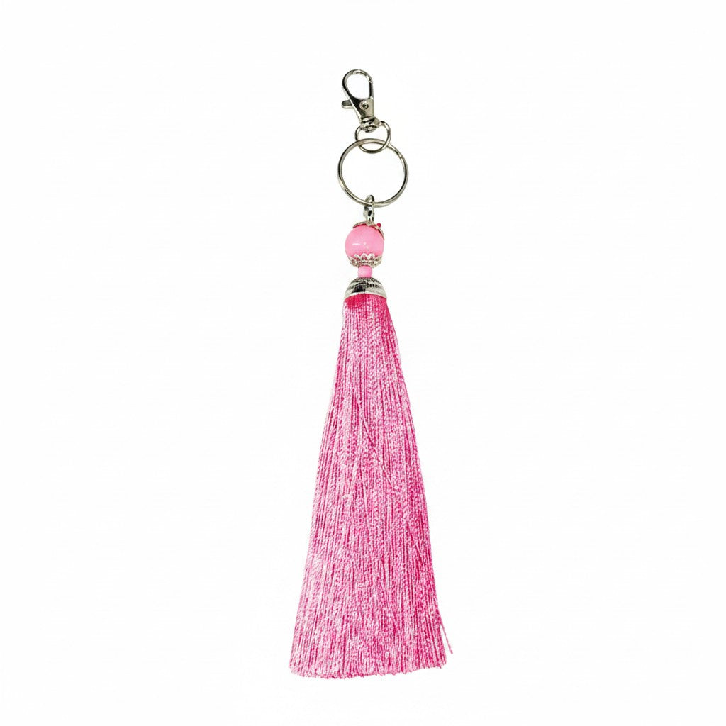 Large Silk Tassel Keychains