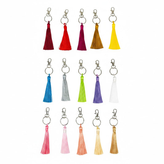 Small Silk Tassel Keychains