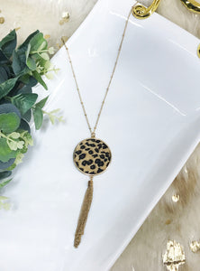 Leopard Pendant Necklace - N348