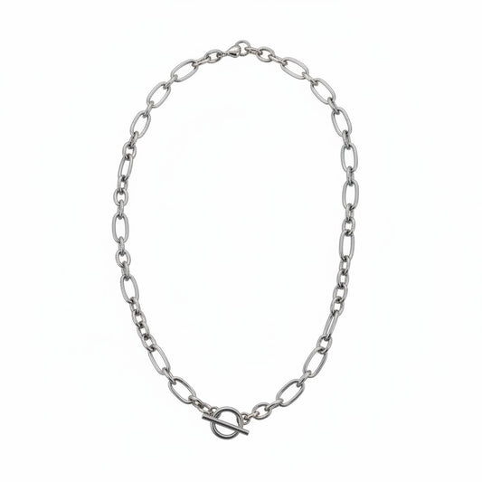 Silver Figaro Chain Necklace