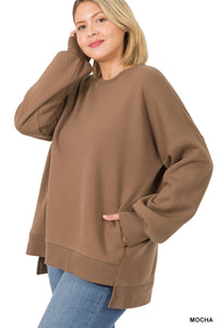 Mocha Oversized Sweatshirt - C225