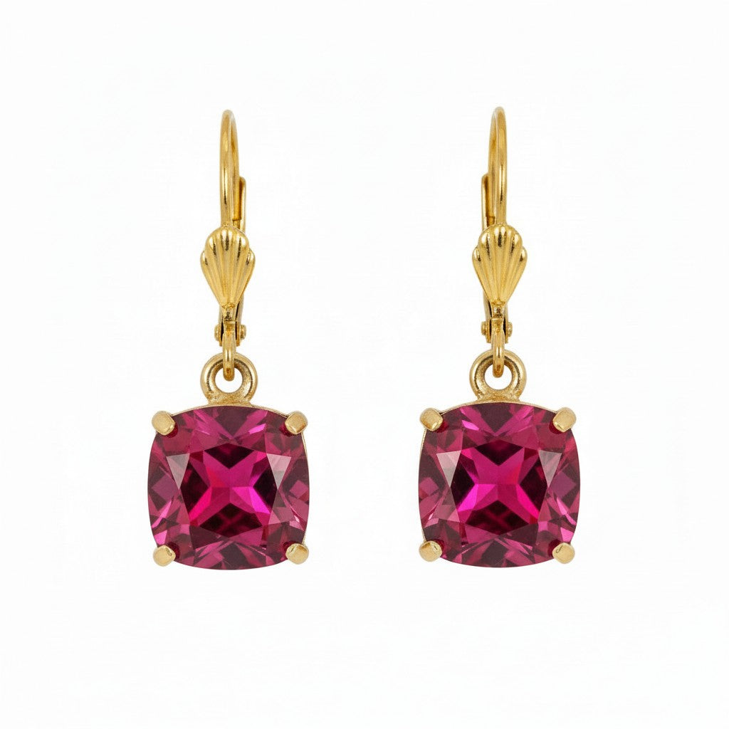 Pink Dangle Earrings