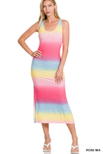 Load image into Gallery viewer, Rose Mix Sleeveless Midi Dress - C206