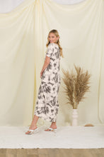 Load image into Gallery viewer, Grey Tie Dye Maxi Dress - C203
