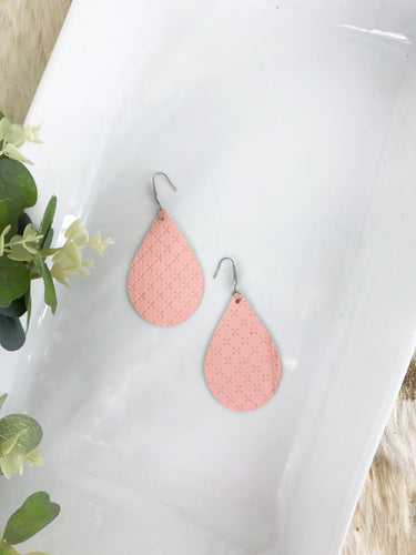 Criss Cross Leather Earrings - E19-003