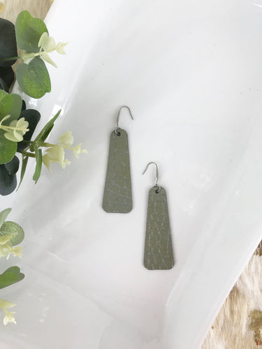 Leather Bar Earrings - E19-025