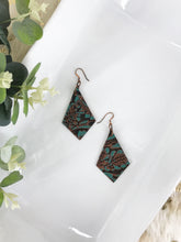Load image into Gallery viewer, Embossed Leather Earrings - E19-027