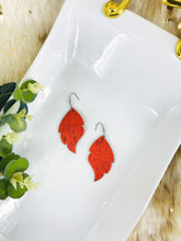 Load image into Gallery viewer, Salmon Cork Leather Earrings - E19-1010