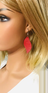 Youth Size Genuine Leather Earrings - E19-1030
