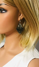 Load image into Gallery viewer, Camo Leather Earrings - E19-1041