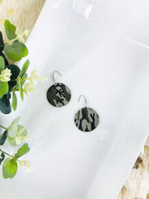Load image into Gallery viewer, Jungle Gray Camo Leather Earrings - E19-1049