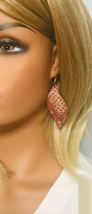 Mystic Python Leather Earrings - E19-1056