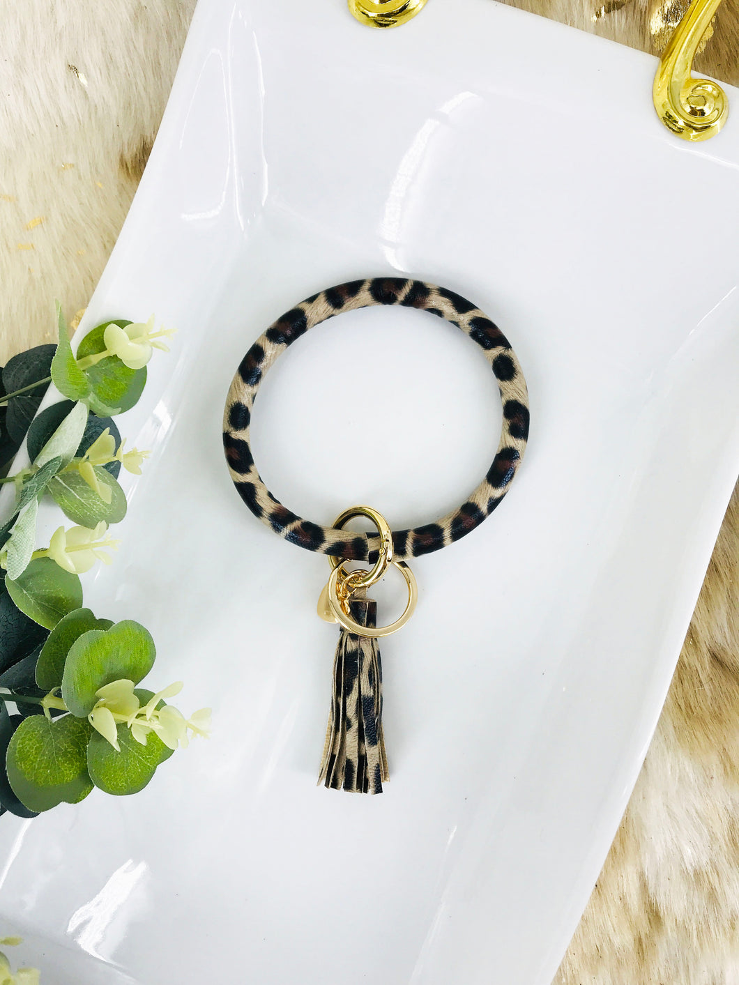 Leopard Bangle Keychain - K105