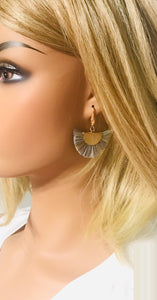 Multi Color Fan Shaped Tassel Earrings - E19-1070