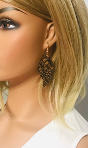 Genuine Leather Earrings - E19-1104