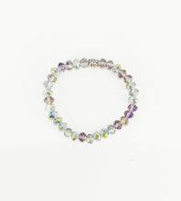 Load image into Gallery viewer, Iridescent Multi-Color Glass Bead Stretchy Bracelet