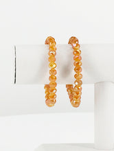 Load image into Gallery viewer, Burnt Orange Glass Bead Stretchy Bracelet