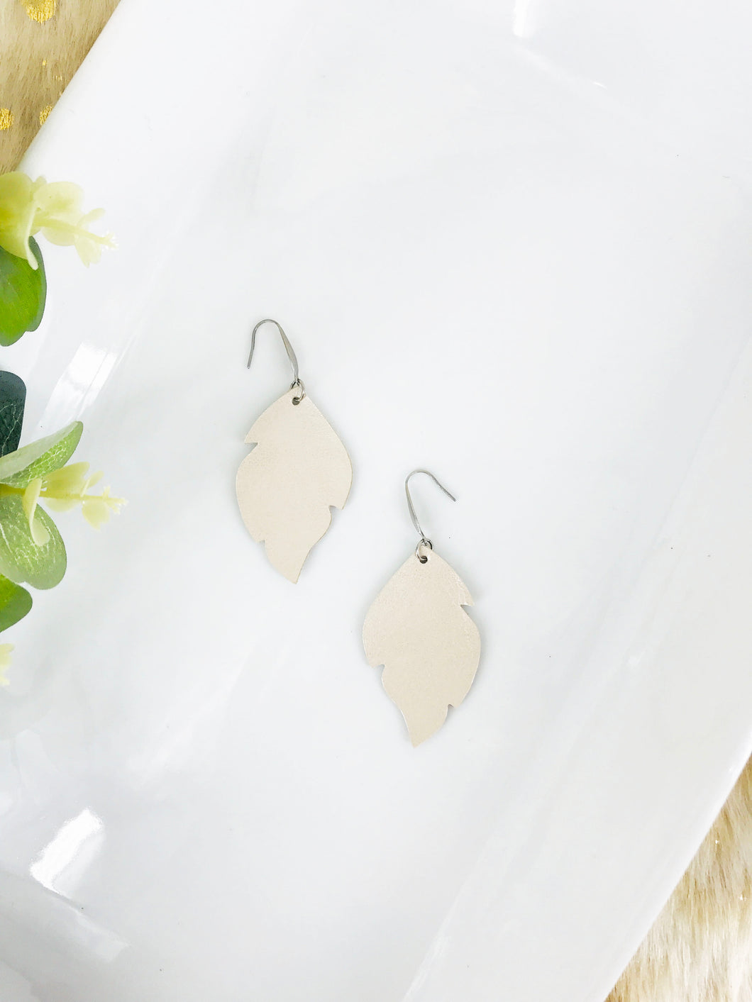 Genuine Leather Earrings - E19-1133