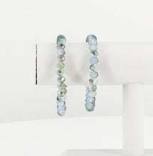 Load image into Gallery viewer, Sea Green Glass Bead Stretchy Bracelet