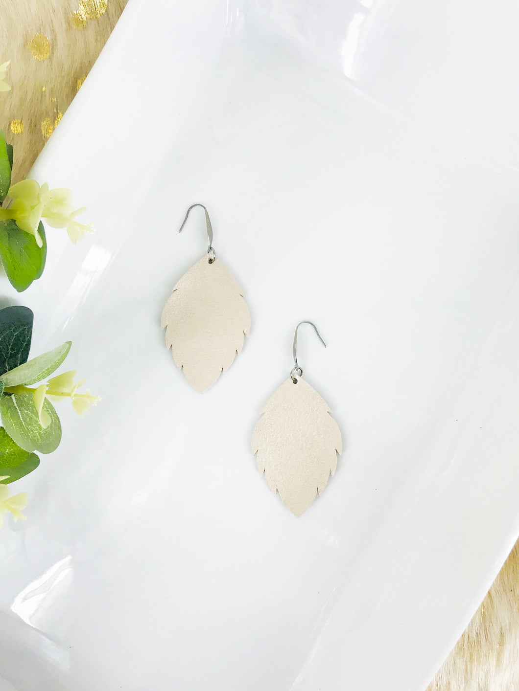 Genuine Leather Earrings - E19-1162
