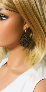 Genuine Leather Earrings - E19-1163