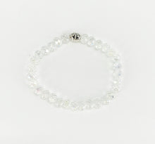 Load image into Gallery viewer, Clear AB Glass Bead Stretchy Bracelet