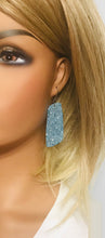 Load image into Gallery viewer, Exotic Teal Stingray Leather Earrings - E19-1209