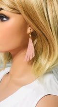 Load image into Gallery viewer, Rose Gold Leather Earrings - E19-1213