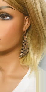 Mystic Python Leather Earrings - E19-1214
