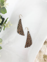 Load image into Gallery viewer, Mystic Python Leather Earrings - E19-1214