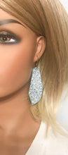Load image into Gallery viewer, Exotic Teal Stingray Leather Earrings - E19-1222