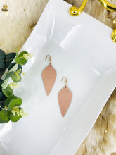 Load image into Gallery viewer, Rose Gold Leather Earrings - E19-1231