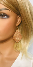 Load image into Gallery viewer, Rose Gold Copper Leathr Earrings - E19-1232